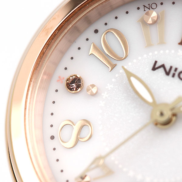 シチズン ウィッカ 電波ソーラー レディース 腕時計 KL0-561-17 CITIZEN wicca シルバー ピンクゴールド ブランド おしゃれ 防水 軽い 華奢 かわいい プレゼント 女性 実用的