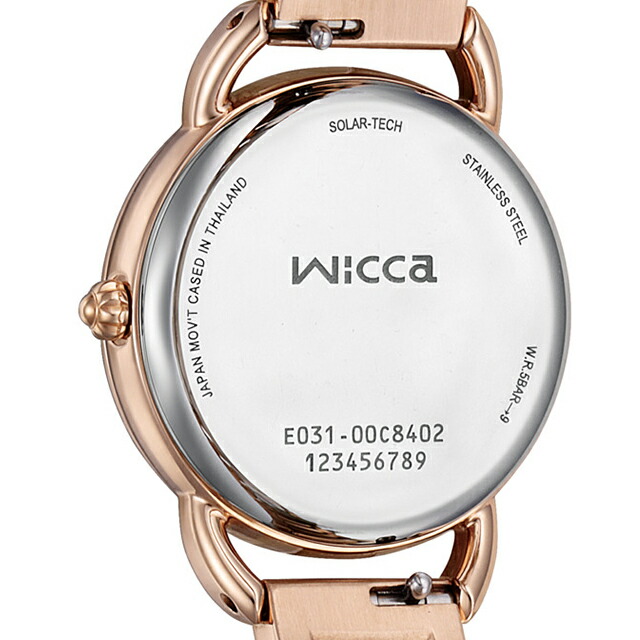 シチズン ウィッカ ベーシックモデル ソーラーテック 腕時計 レディース 替えベルト CITIZEN wicca KP6-065-11 アナログ ホワイト ピンクゴールド 白 ブランド おしゃれ 防水 軽い 華奢 かわいい プレゼント 女性 実用的