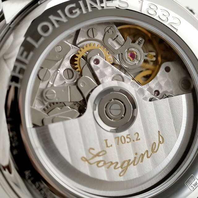 ロンジン ロンジン 1832 自動巻き 腕時計 ブランド メンズ クロノグラフ LONGINES L4.829.4.52.0 アナログ ブラック 黒 スイス製 おしゃれ 防水 プレゼント 男性 実用的