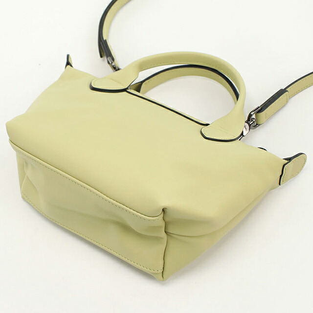 ロンシャン ハンドバッグ レディース ブランド Longchamp 2WAY レザー 1500 イエロー 軽量 小さめ 手提げ 高級 おしゃれ プレゼント 女性 実用的 かわいい