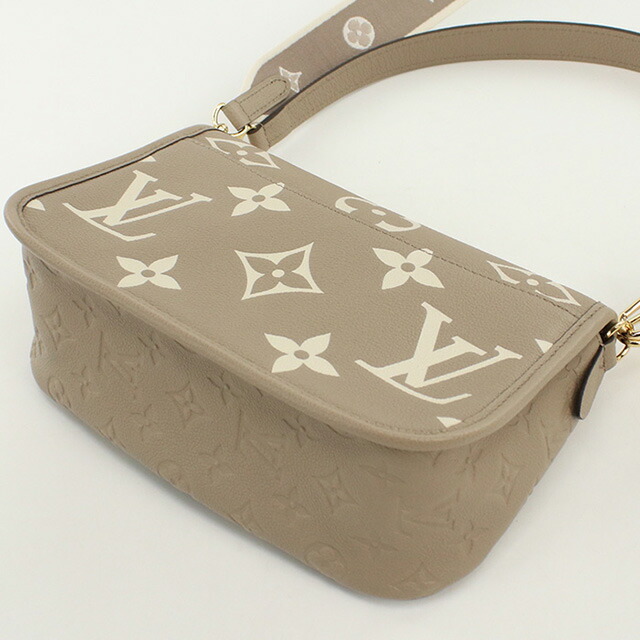 ルイヴィトン ショルダーバッグ レディース ブランド LOUIS VUITTON バイカラーモノグラム・アンプラント ディアヌ M46583 ベージュ バッグ 斜めがけ 高級 おしゃれ プレゼント 女性 実用的 かわいい