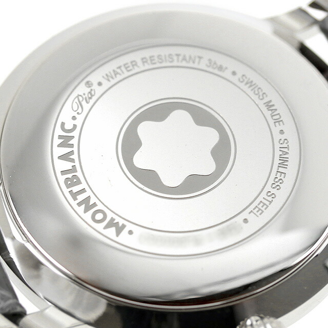 モンブラン スター クラシック クオーツ 腕時計 レディース MONTBLANC 108766 アナログ シェル グレー スイス製 ブランド おしゃれ 防水 軽い 華奢 かわいい プレゼント 女性 実用的