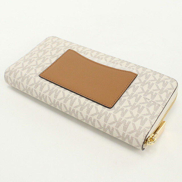 マイケルコース 長財布ラウンドファスナー レディース ブランド MICHAEL KORS JET SET CHARM レザー 32T0GT9E8B ホワイト 財布