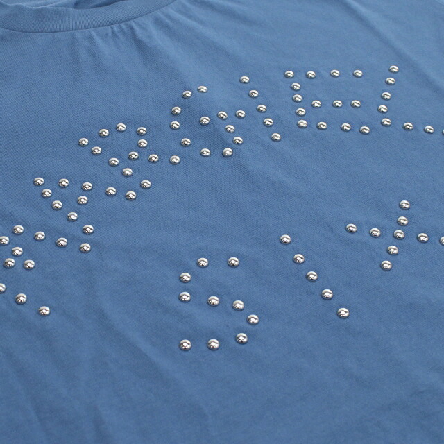 エムエムシックス Tシャツ レディース MM6 コットン100% イタリア S62GD0121 ブルー系 ファッション 選べるモデル