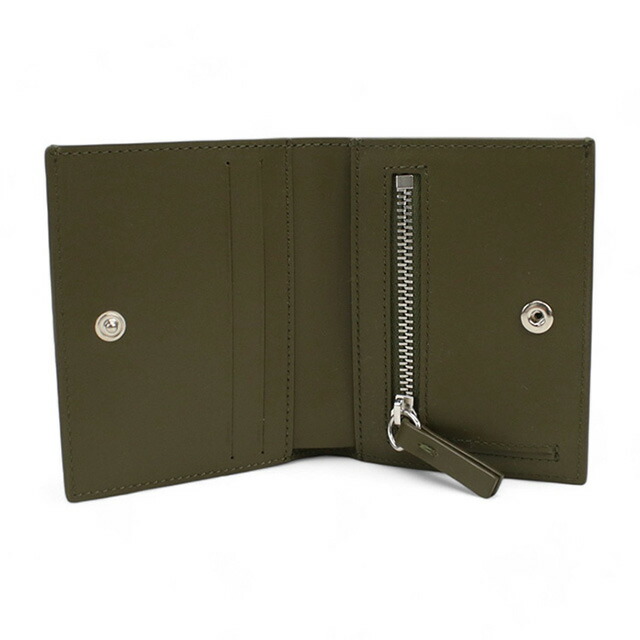 エムエムシックス 二折財布小銭入付き レディース ブランド MM6 イタリア SA5UI0015 カーキ 財布