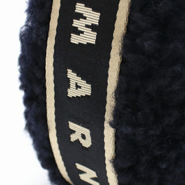 マルニ 斜め掛けショルダーバッグ レディース MARNI ラム、レザー イタリア SBMP0128Q0 ブラック バッグ 斜めがけ ブランド 高級 おしゃれ プレゼント 女性 実用的 かわいい