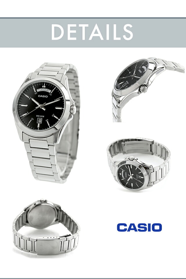 カシオ チープカシオ CASIO クォーツ 電池式 MTP-1370D スタンダード 海外モデル メンズ チプカシ 腕時計 シンプル ブランド カシオ casio アナログ ブラック シルバー 黒 学生 受験生 受験用 試験用 受験対応 選べるモデル