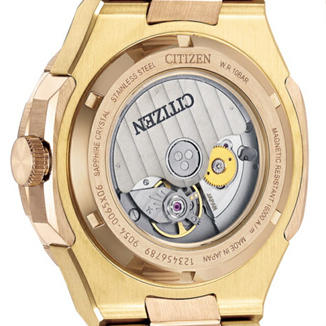 シチズン シリーズ8 880 メカニカル 自動巻き 腕時計 ブランド メンズ CITIZEN Series 8 NB6033-51E アナログ ブラック ゴールド ピンクゴールド 黒 日本製 高級 おしゃれ 防水 文字盤 大きい プレゼント 男性 実用的