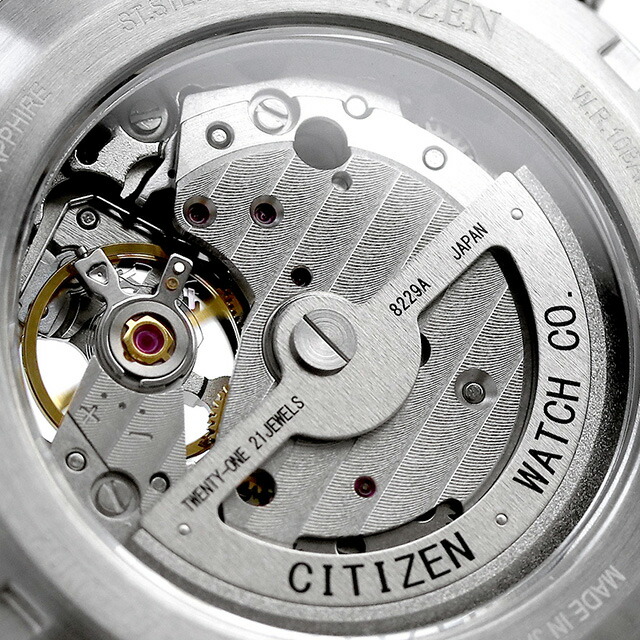 シチズン コレクション メカニカル クラシックオープンハート 自動巻き 腕時計 メンズ オープンハート CITIZEN COLLECTION NH9110-90E アナログ ブラック 黒 日本製 ブランド おしゃれ 防水 プレゼント 男性 実用的