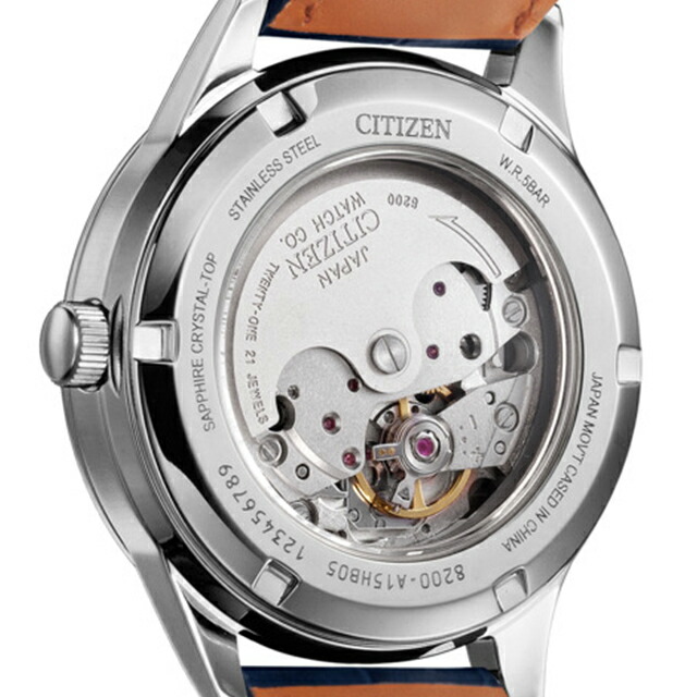 シチズン コレクション メカニカル デイ＆デイト 自動巻き 腕時計 ブランド メンズ CITIZEN COLLECTION NY4050-11L アナログ ネイビー おしゃれ 防水 プレゼント 男性 実用的