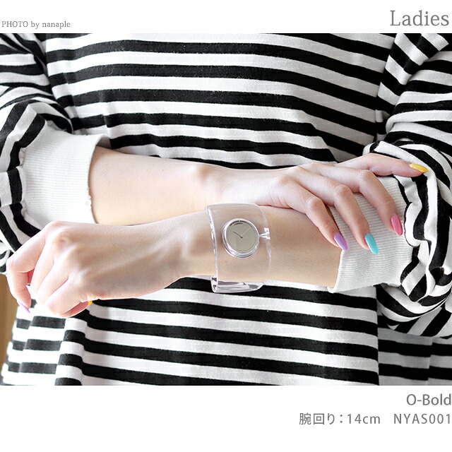 イッセイ ミヤケ O-Bold クオーツ 腕時計 レディース ISSEY MIYAKE NYAS001 アナログ シルバー クリア 日本製 ブランド おしゃれ 防水 軽い 華奢 かわいい プレゼント 女性 実用的