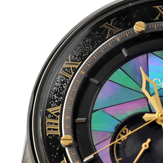 シチズン カンパノラ 25周年記念限定モデル メカニカル 自動巻き 腕時計 ブランド メンズ 数量限定 CITIZEN CAMPANOLA NZ0004-57E アナログ マルチカラー ブラック 黒 高級 おしゃれ 防水 文字盤 大きい プレゼント 男性 実用的