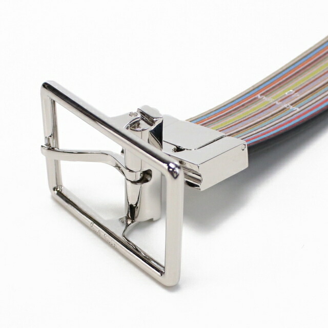 ポール・スミス ベルト メンズ ブランド Paul Smith スペイン M1A5152 ブラック マルチカラー 小物 選べるモデル プレゼント 実用的