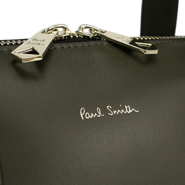 ポール・スミス ブリーフケース メンズ Paul Smith レザー タイ M1A7167 GREEN カーキ ブラック バッグ 軽量 A4 ノートpc ブランド 高級 おしゃれ プレゼント 男性 実用的 かっこいい