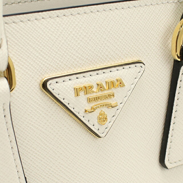 プラダ ハンドバッグ レディース ブランド PRADA 1BA358 BIANCON 軽量 小さめ 手提げ 高級 おしゃれ プレゼント 女性 実用的 かわいい