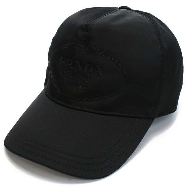 プラダ キャップ ユニセックス PRADA イタリア 1HC179 NERO ブラック 小物 選べるモデル
