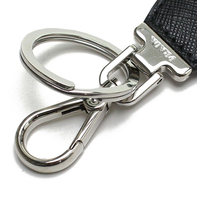 プラダ キーリング ユニセックス ブランド PRADA 2PP041 ブラック 小物