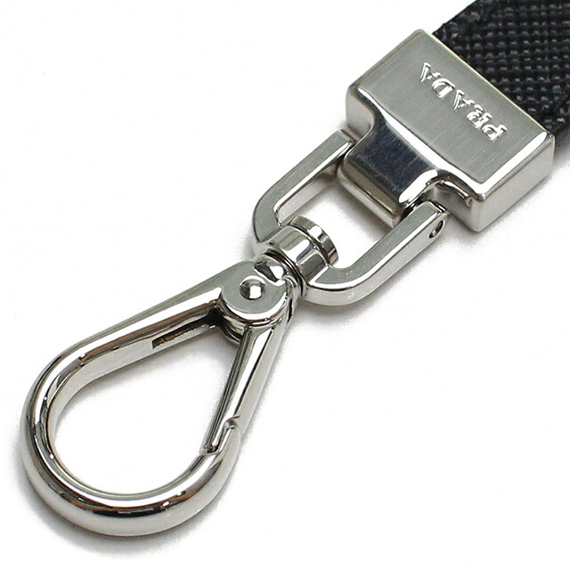 プラダ キーリング メンズ ブランド PRADA 2PP042 ブラック 高級 おしゃれ プレゼント 実用的