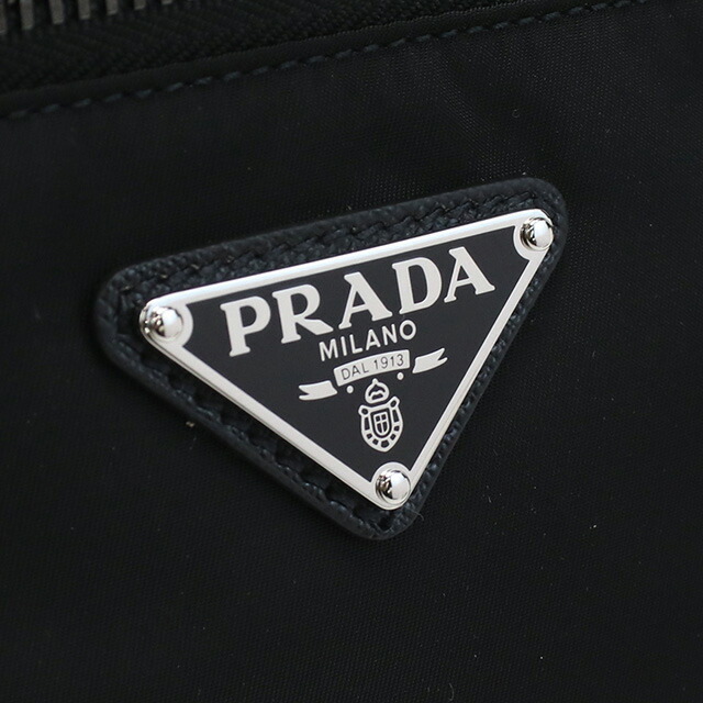 プラダ ボディバッグ メンズ ブランド PRADA TESSUTO+SAFFIANO ナイロン イタリア 2VL033 NERO ブラック バッグ プレゼント 実用的