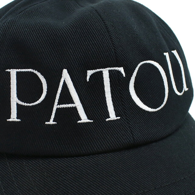 パトゥ キャップ レディース ブランド PATOU コットン100% ブルガリア AC0400132 BLACK ブラック 帽子