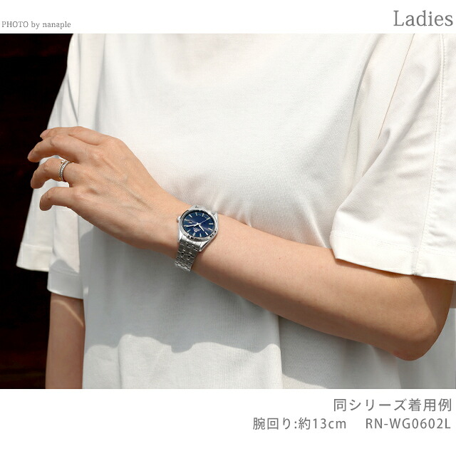 オリエント コンテンポラリー オリエント ストレット ソーラーパワード 腕時計 ブランド レディース ORIENT CONTEMPORARY RN-WG0601S アナログ ホワイト ゴールド 白 おしゃれ 防水 かわいい プレゼント 女性 実用的