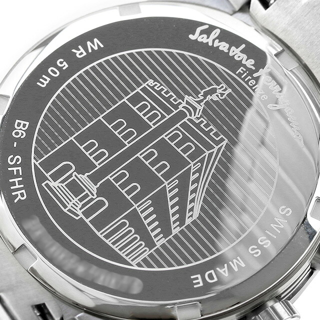 サルヴァトーレ フェラガモ SLX Chronograph クオーツ 腕時計 メンズ クロノグラフ Salvatore Ferragamo SFHR00420 アナログ ネイビー スイス製 高級 ブランド おしゃれ 防水 プレゼント 男性 実用的