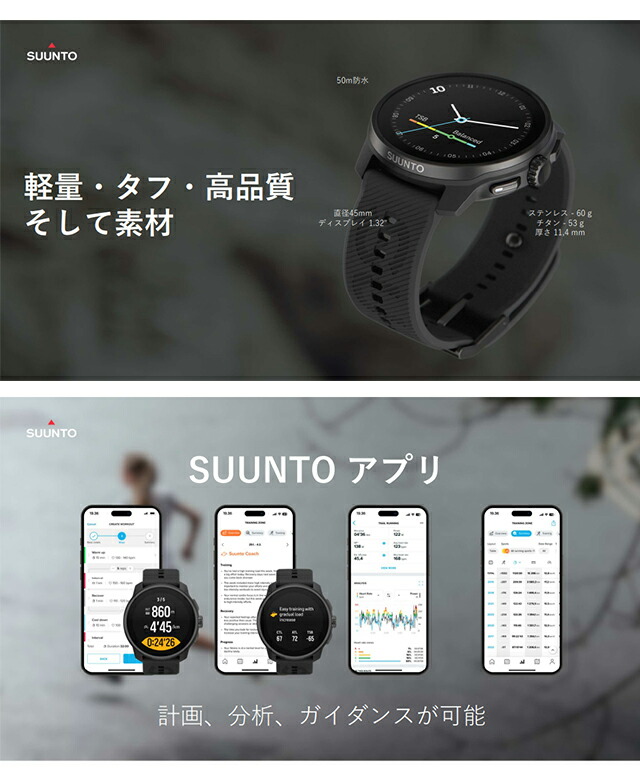 スント スント レース S パワーブルー 充電式クオーツ スマートウォッチ ブランド メンズ レディース SUUNTO SS051095000 デジタル ブルー