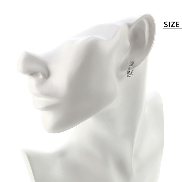 スワロフスキー ピアス レディース ブランド SWAROVSKI Matrix Vittore フープ スワロフスキー 両耳用 5562126 シルバー アクセサリー