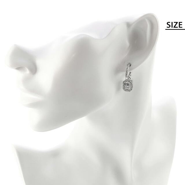 スワロフスキー ピアス レディース ブランド SWAROVSKI Una フープ スワロフスキー 両耳用 5638495 シルバー アクセサリー