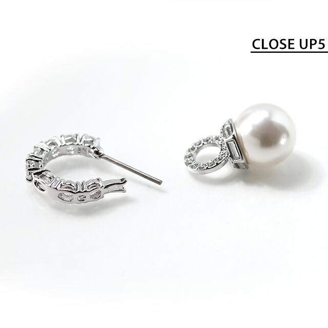 スワロフスキー ピアス レディース ブランド SWAROVSKI Matrix フープ スワロフスキー 両耳用 5691716 シルバー アクセサリー