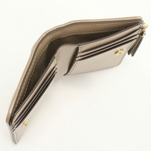 トリーバーチ 二折財布小銭入付き レディース ブランド Tory Burch レザー 154990 ブラウン 財布