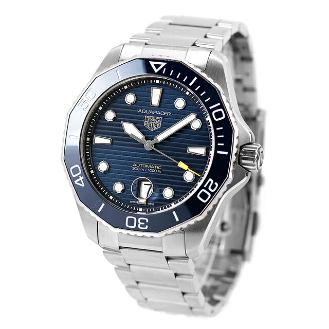 タグ・ホイヤー アクアレーサー プロフェッショナル300 デイト 43mm 自動巻き 腕時計 ブランド メンズ TAG Heuer WBP201B.BA0632 アナログ ブルー おしゃれ 防水 プレゼント 男性 実用的