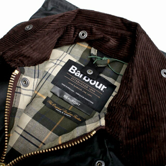 バブアーBarbour BEAUFORT ジャケット MWX0017SG91-38 メンズ Sage オイルコート ワックス バブワー