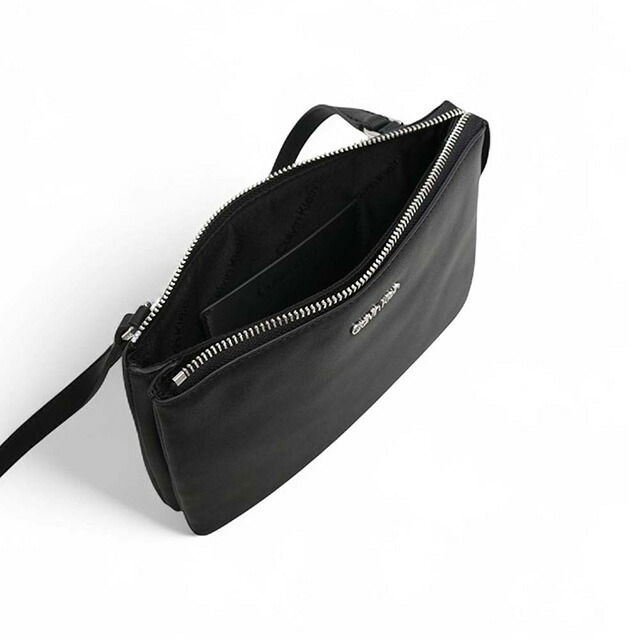 カルバンクライン CALVIN KLEIN ショルダーバッグ K60K608409-BAX レディース ブラック ブランド 斜めがけ 高級 おしゃれ プレゼント 女性 実用的 かわいい