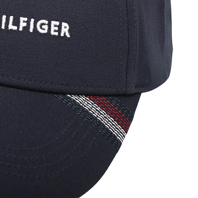 トミーヒルフィガー TOMMY HILFIGER TH FOUNDATION COTTON 6 PANEL CAP キャップ AM0AM12532DW6-SPACEBLUE メンズ 帽子 ブランド