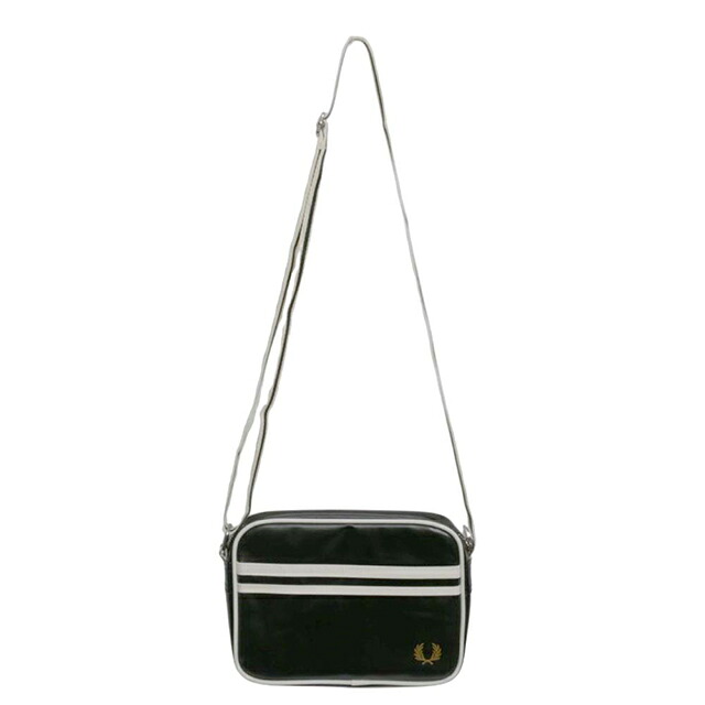 フレッドペリー FRED PERRY Classic Mini Shoulder Bag ショルダーバッグ l2168-d57 ユニセックス Black Ecru ブランド 斜めがけ ブランド 高級 おしゃれ プレゼント 男性 実用的 かっこいい