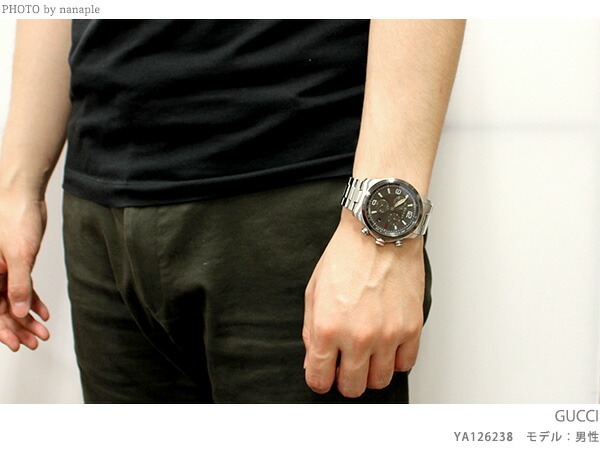 グッチ 時計 メンズ Gタイムレス XL クロノグラフ ブラウン GUCCI YA126238 高級 ブランド おしゃれ 防水 プレゼント 男性 実用的