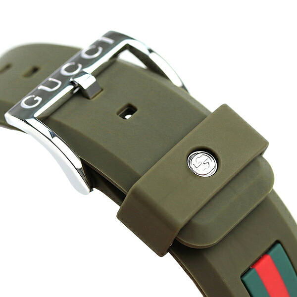 グッチ 時計 シンク 46mm クオーツ メンズ 腕時計 YA137106 GUCCI カーキ 高級 ブランド おしゃれ 防水 プレゼント 男性 実用的