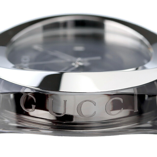 グッチ 時計 スイス製 メンズ 腕時計 YA137109A GUCCI シンク 46mm グレーシルバー グレー 高級 ブランド おしゃれ 防水 プレゼント 男性 実用的