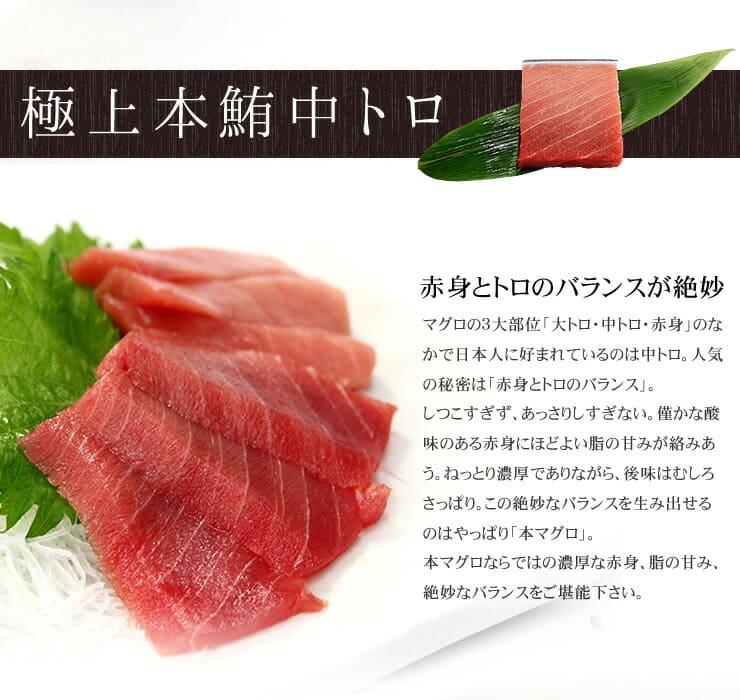 本まぐろ 大トロ 中トロ 赤身 ずっしり1kg 解凍レシピ付 [大中赤セット-2p]