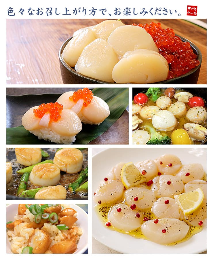 訳あり 北海道産 生ほたて貝柱1kg (割れ 欠け 不揃い) [訳ありホタテ1kg]