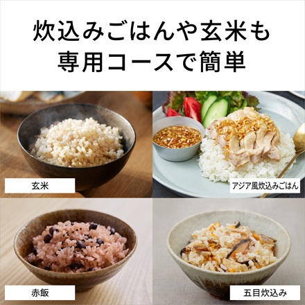 パナソニック 可変圧力IHジャー炊飯器 5.5合 SR-X910E-H ライトグレー