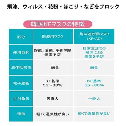 CLEAN YES 3D立体マスク 25枚（5枚入り×5） KF-ADマスク 口紅がつきにくい 韓国マスク