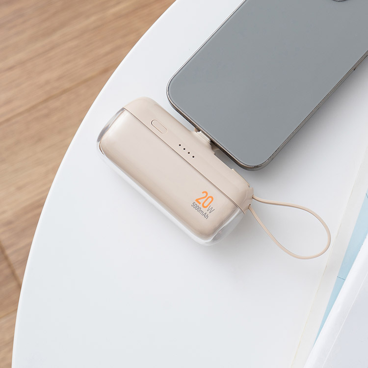 Life on Products ライフオンプロダクツ USB急速充電モバイルバッテリー USB PD（パワーデリバリー）対応 20W ベージュ LCAEA019