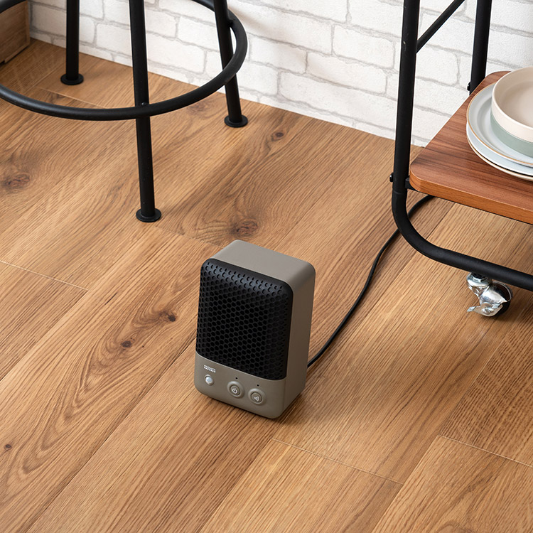 PRISMATE プリズメイト 人感センサー付 セラミックファンヒーター キャメル PR-WA023