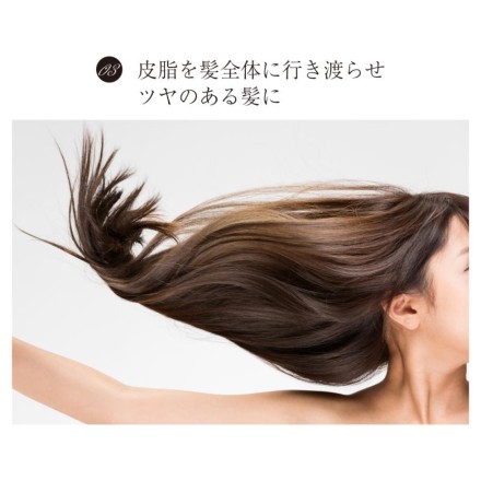 絡まない U-niダイヤカットヘアブラシ リッチブラック