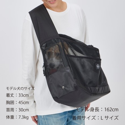 MESH SHOULDER BAG Mサイズ ベージュ