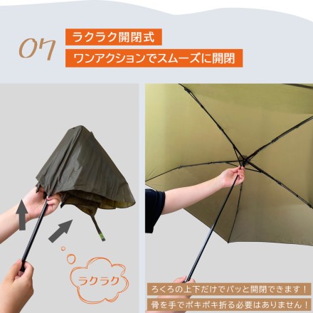 約100ｇ 超軽量常備傘 ベージュ