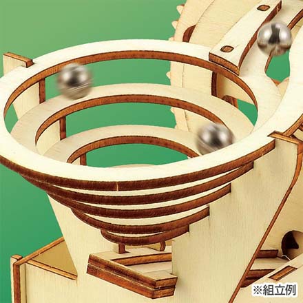 木製電動トルネードコースタークラフトキット FDC
