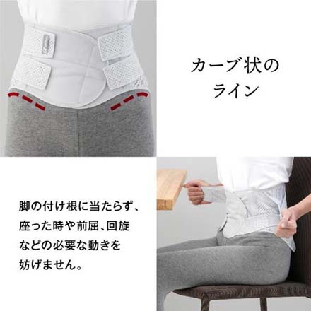 コルセット お医者さんのプレミアムワイドコルセット S-M